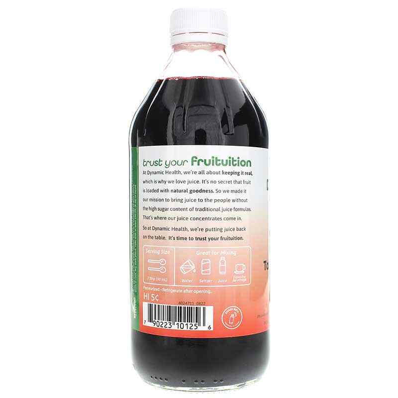 Certified Organic Tart Cherry Concentrate in Glass Bottle, 16 Oz, by Dynamic Health, image #3