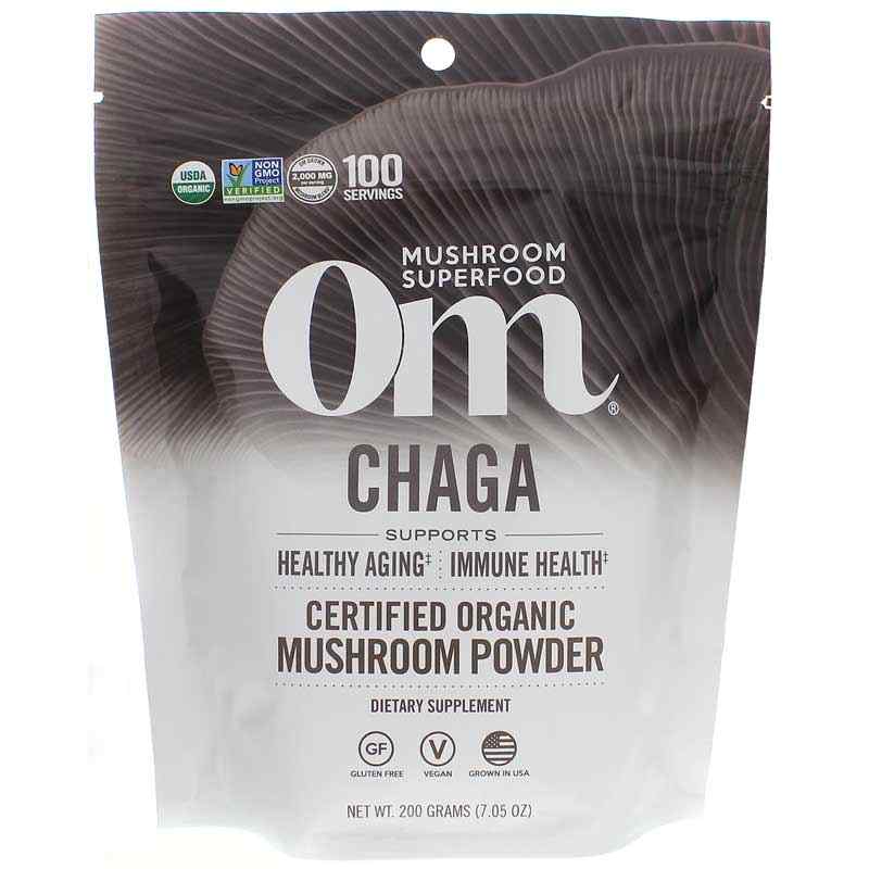 Chaga, 200 Grams, by Om Mushroom