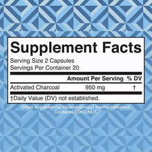 Charcoal Capsules, 40 Capsules, by MaryRuth's Organics, image #2