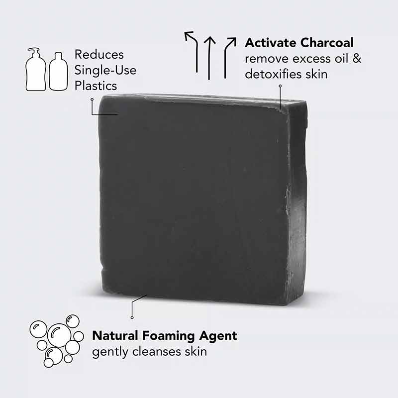 Charcoal Detoxifying Body Wash Bar, by Kitsch, image #5