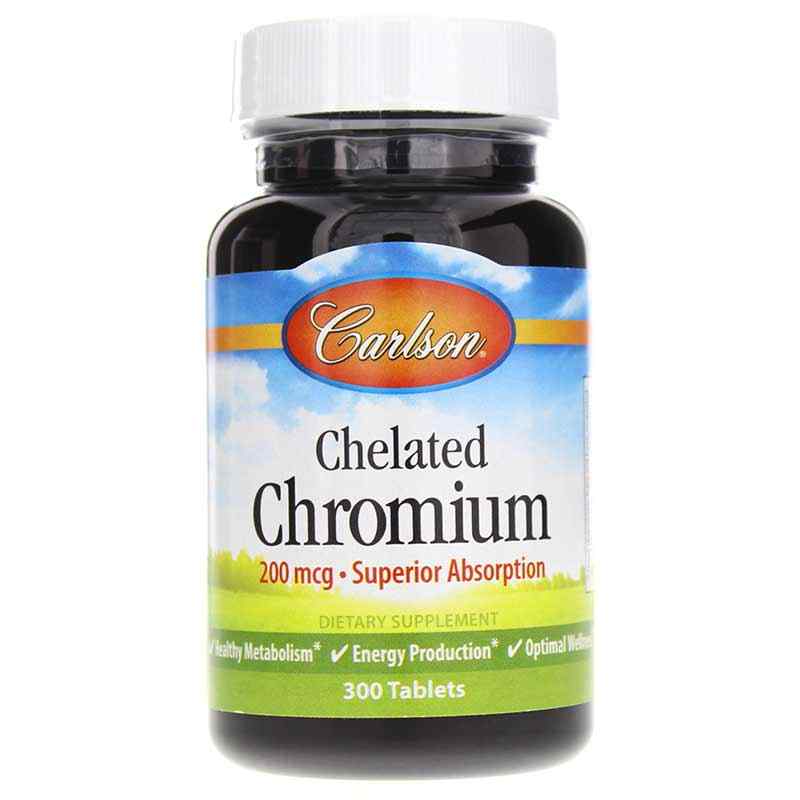 Chelated Chromium 200 Mcg, by Carlson Labs