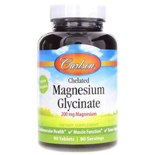 Chelated Magnesium, 90 Tablets, by Carlson Labs