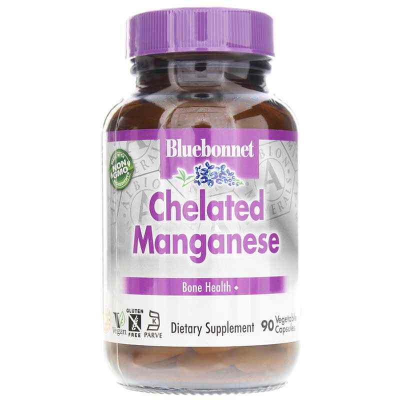 Chelated Manganese 10 Mg, by Bluebonnet