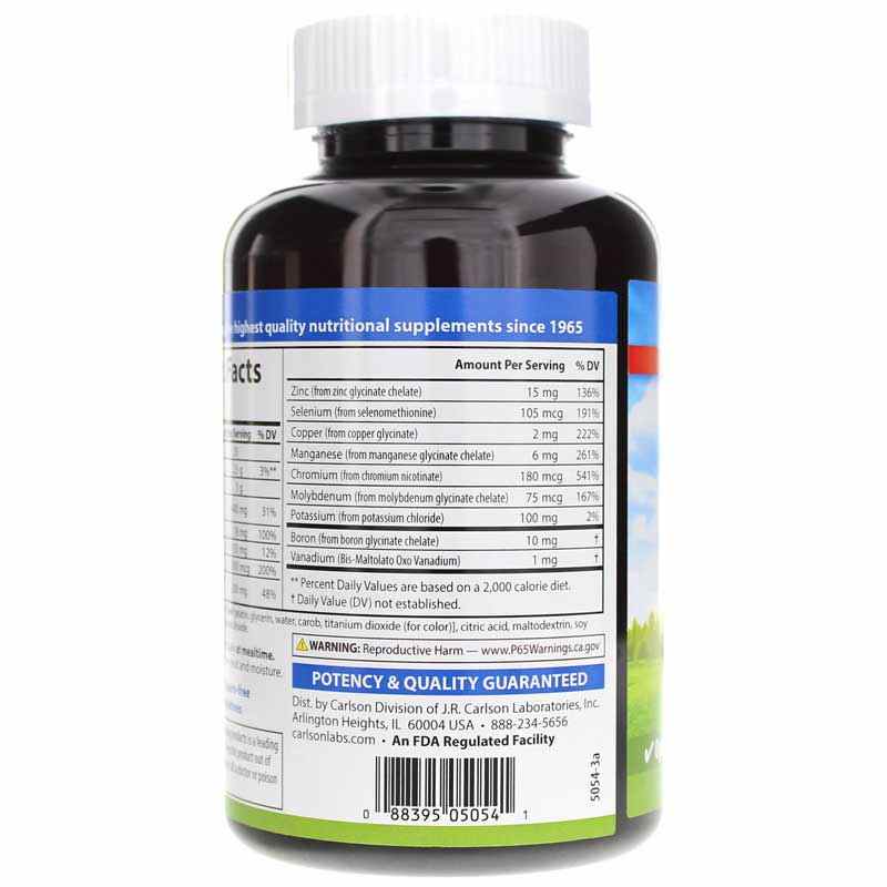 Chelated Minerals, 90 Softgels, by Carlson Labs, image #3