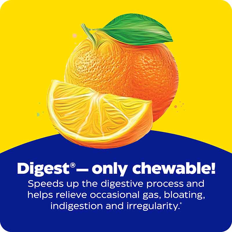 Chewable Digest Complete Orange Flavor, 60 Chewable Tablets, by Enzymedica, image #5