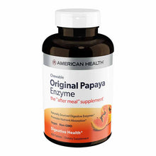 Chewable Original Papaya Enzyme, 600 Chewable Tablets, by American Health
