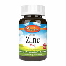 Chewable Zinc, 160 Tablets, by Carlson Labs