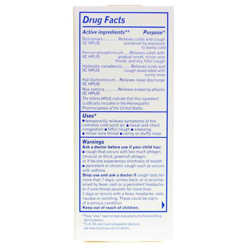 Children's Chestal Cough Syrup, by Boiron, image #2