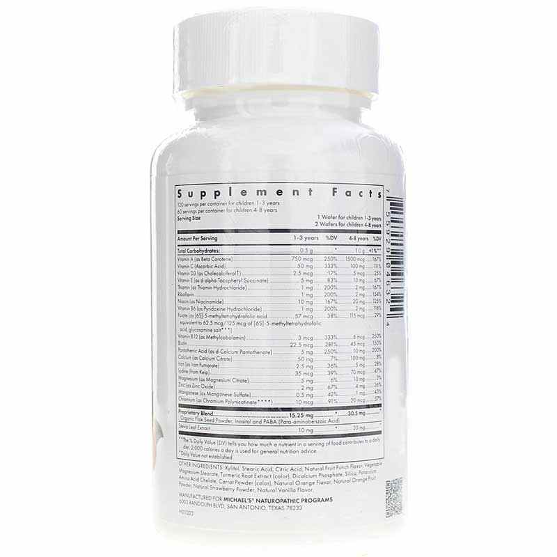 Children's Chewables Multivitamin, 120 Chewable Wafers, by Michael's Health, image #2