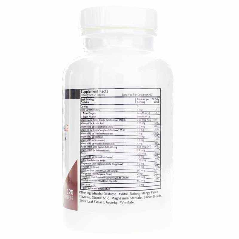 Children's Chewable Multi-Vitamin/Mineral with 5-MTHF, by Kirkman, image #2