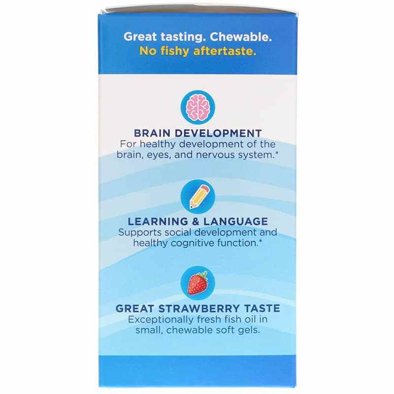 Children's DHA Strawberry, 90 Softgels, by Nordic Naturals, image #4