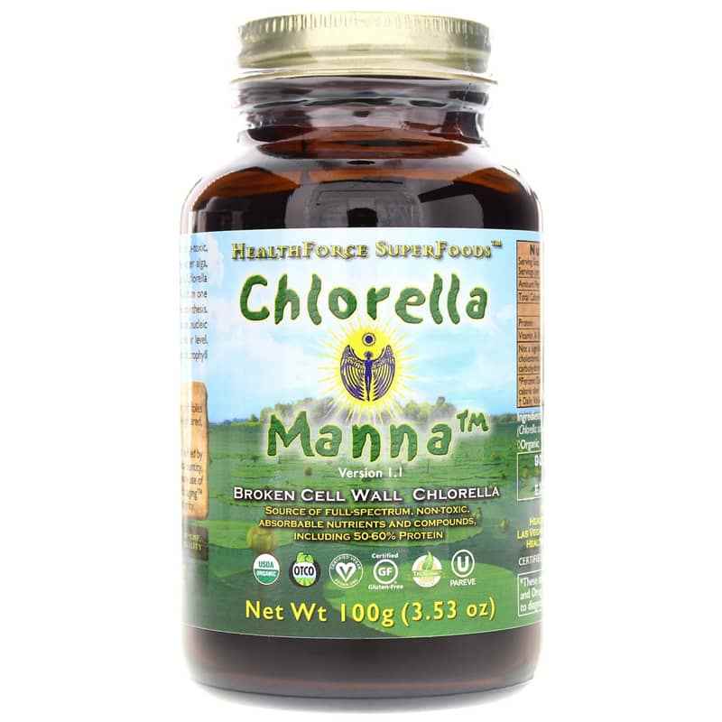 Chlorella Manna, 3.53 Oz, by Healthforce Superfoods