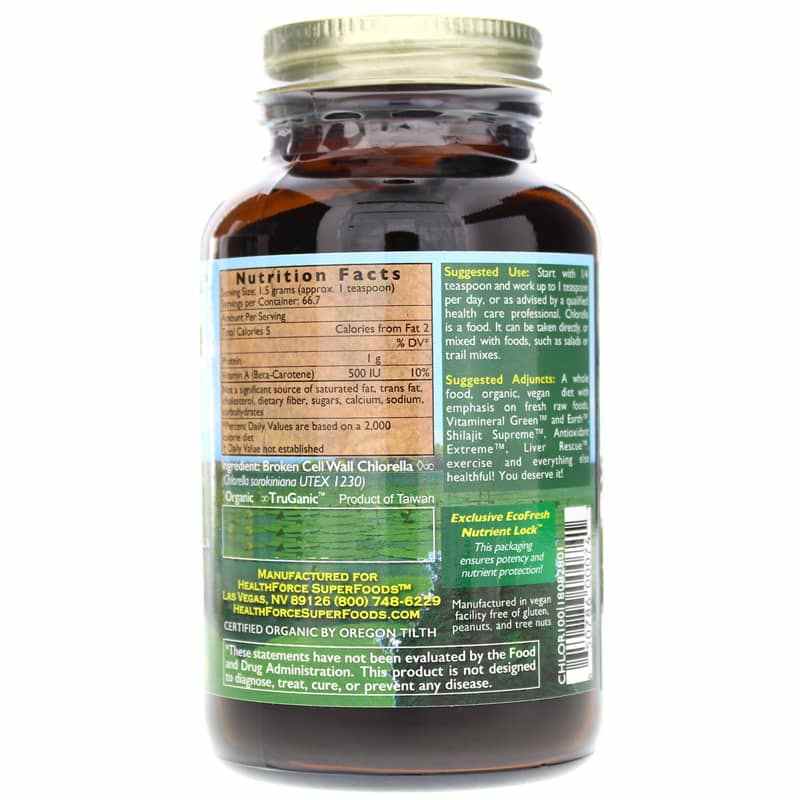 Chlorella Manna, 3.53 Oz, by Healthforce Superfoods, image #2