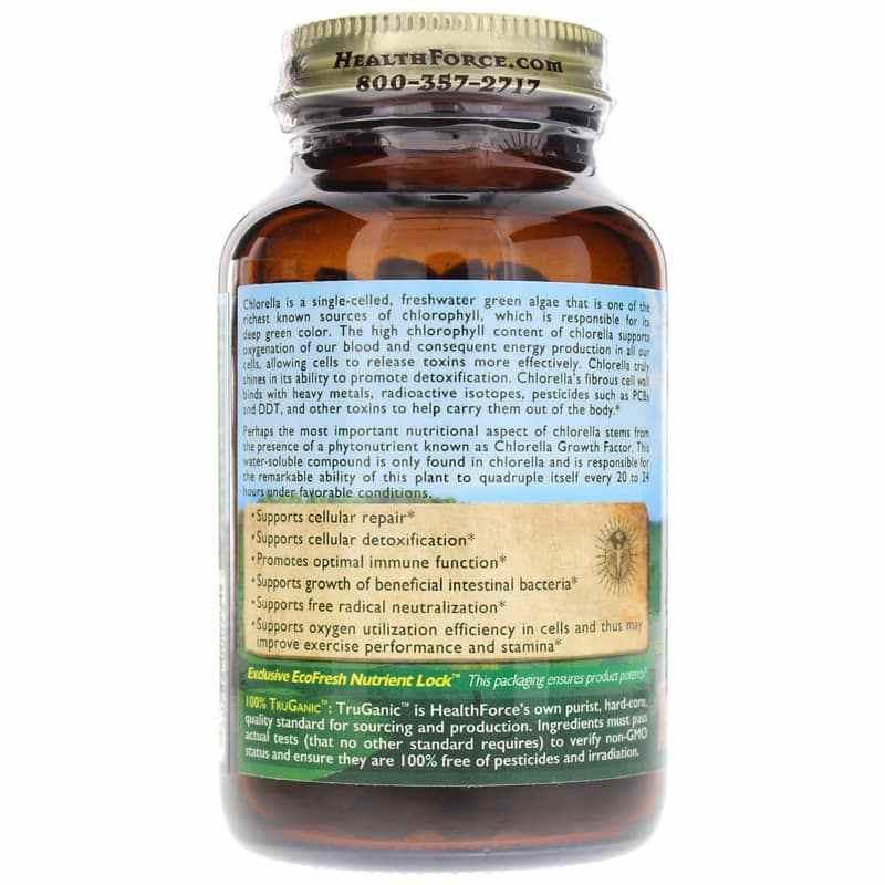 Chlorella Manna Tablets, 400 Vegan Tabs, by Healthforce Superfoods, image #3