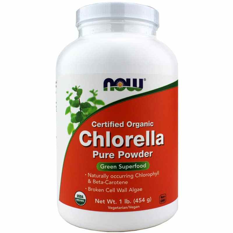 Chlorella Pure Powder Organic, by NOW Foods