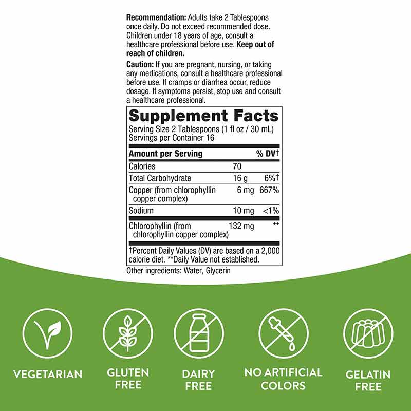 Chlorofresh Liquid Chlorophyll, Unflavored, by Natures Way, image #7