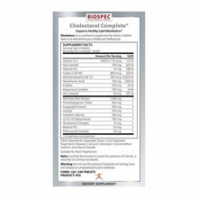 Cholesterol Complete, 120 Tablets, by BioSpec, image #2