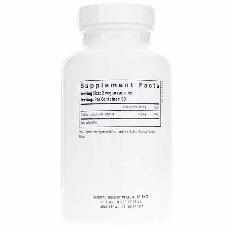Choline 550 Mg, by Vital Nutrients, image #2