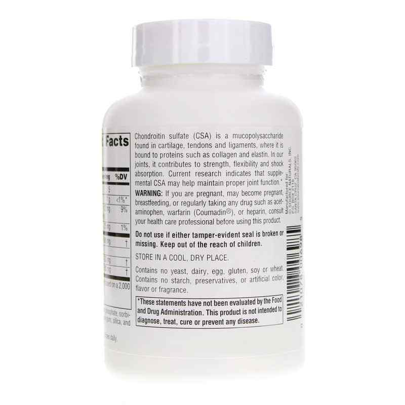 Chondroitin Sulfate 400 Mg, 120 Tablets, by Source Naturals, image #3