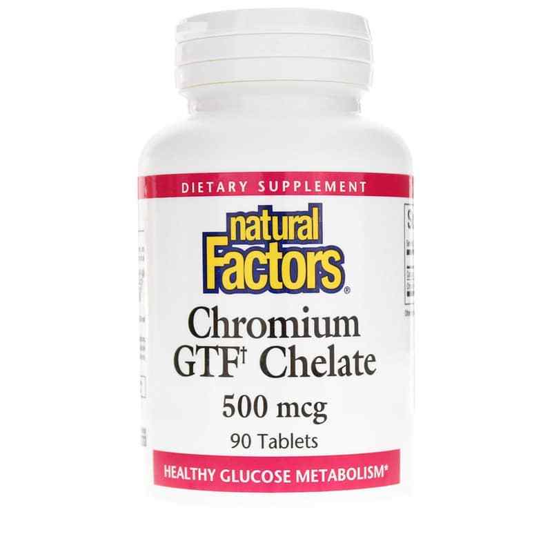 Chromium GTF Chelate 500 mcg, by Natural Factors