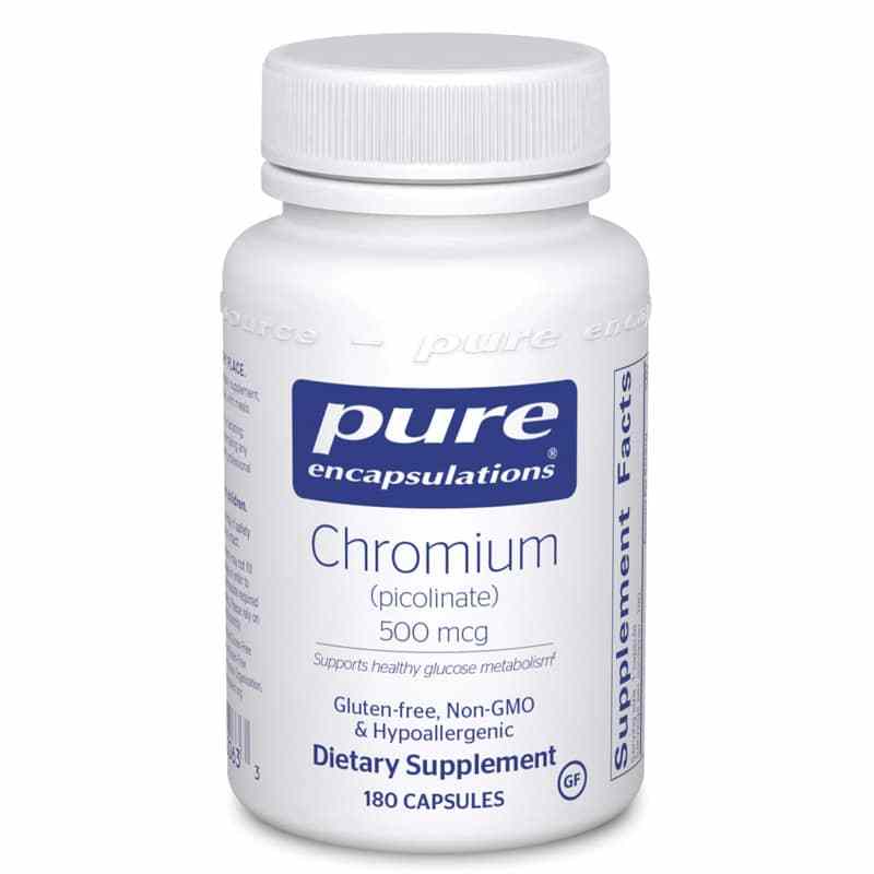 Chromium (picolinate) 500 Mcg, 180 Capsules, by Pure Encapsulations