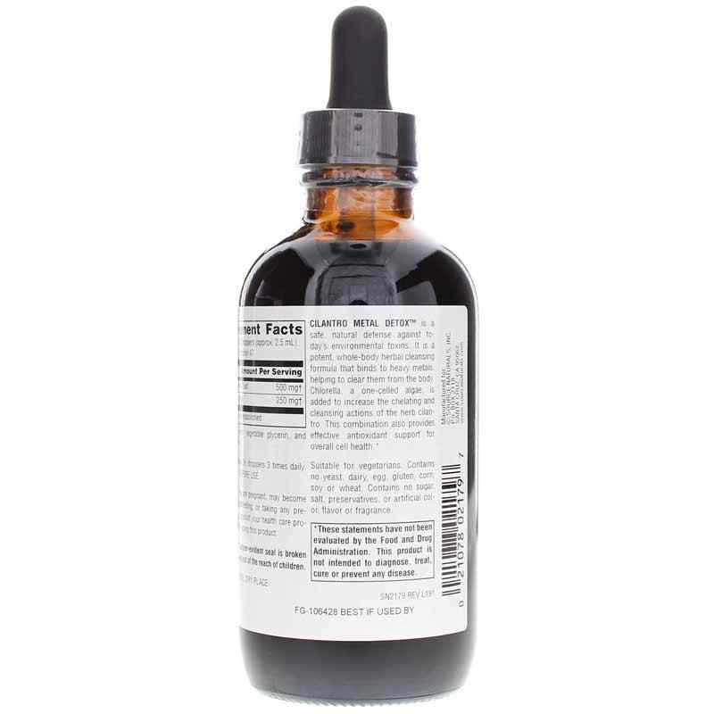 Cilantro Metal Detox with Chlorella, 4 Oz, by Source Naturals, image #3