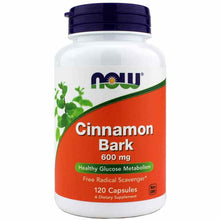 Cinnamon Bark 600 Mg, by NOW Foods