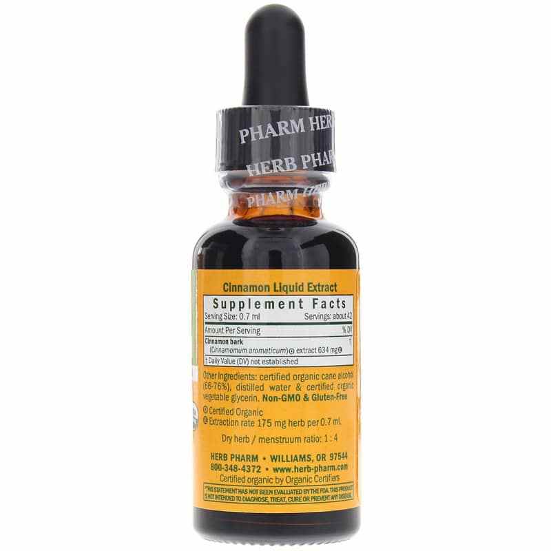 Cinnamon Extract, 1 Oz, by Herb Pharm, image #2