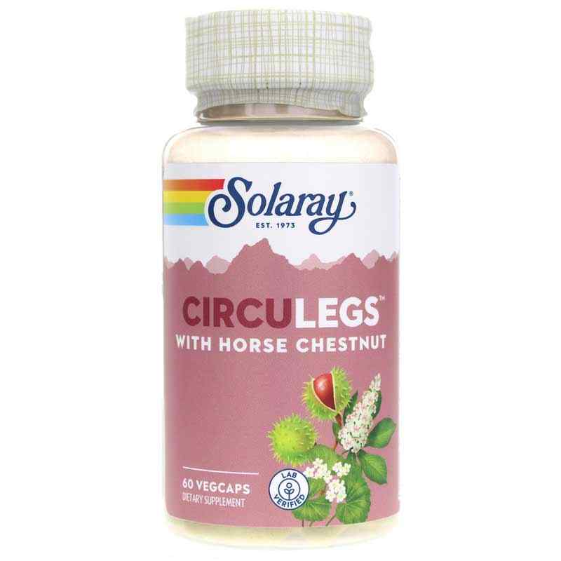 CircuLegs with Horse Chestnut, 60 Veg Capsules, by Solaray