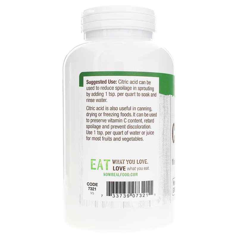 Citric Acid Sprouting Aid, 16 Oz, by NOW Foods, image #3