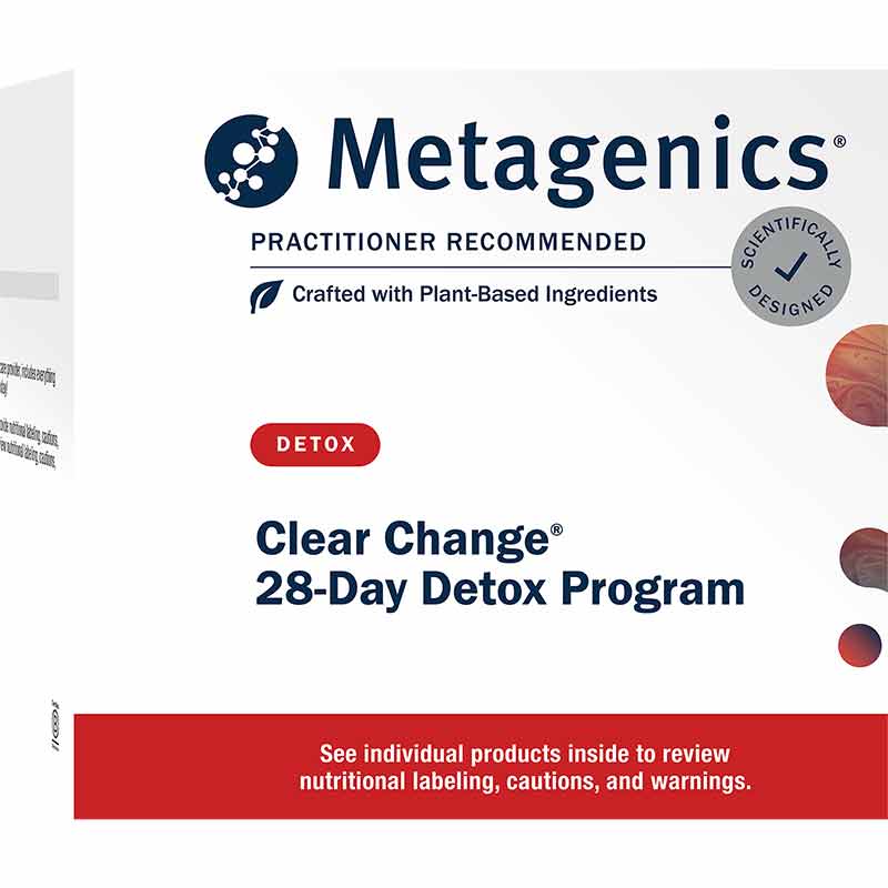 Clear Change 28-Day Detox Program with UltraClear Plus pH, Vanilla, 28 Servings, by Metagenics