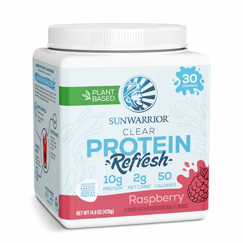 Clear Protein Refresh, Raspberry, 30 Servings, by Sunwarrior