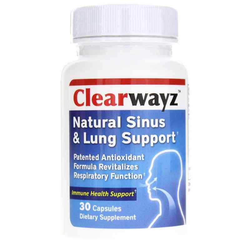 Clearwayz Natural Sinus & Lung Support, by Physician Therapeutics