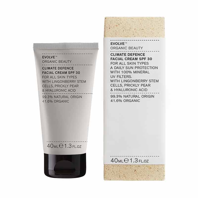Climate Defence Facial Cream SPF 30, 1.3 Oz, by Evolve Organic Beauty