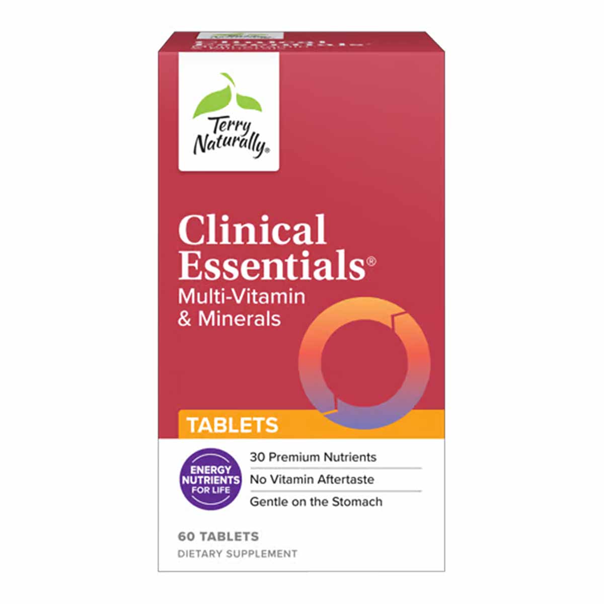 Clinical Essentials Multi-Vitamin & Minerals, 60 Tablets, by Terry Naturally