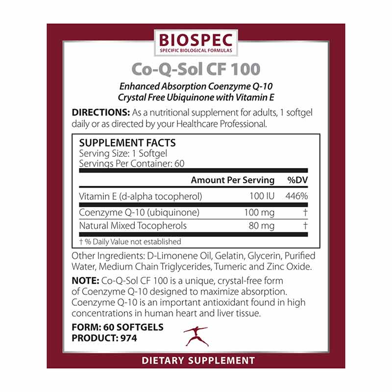 Co-Q-Sol CF 100, by BioSpec, image #2