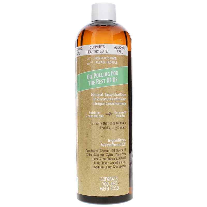 Coconut Oil Mouthwash, 12 Oz, by Dr. Gingers, image #2