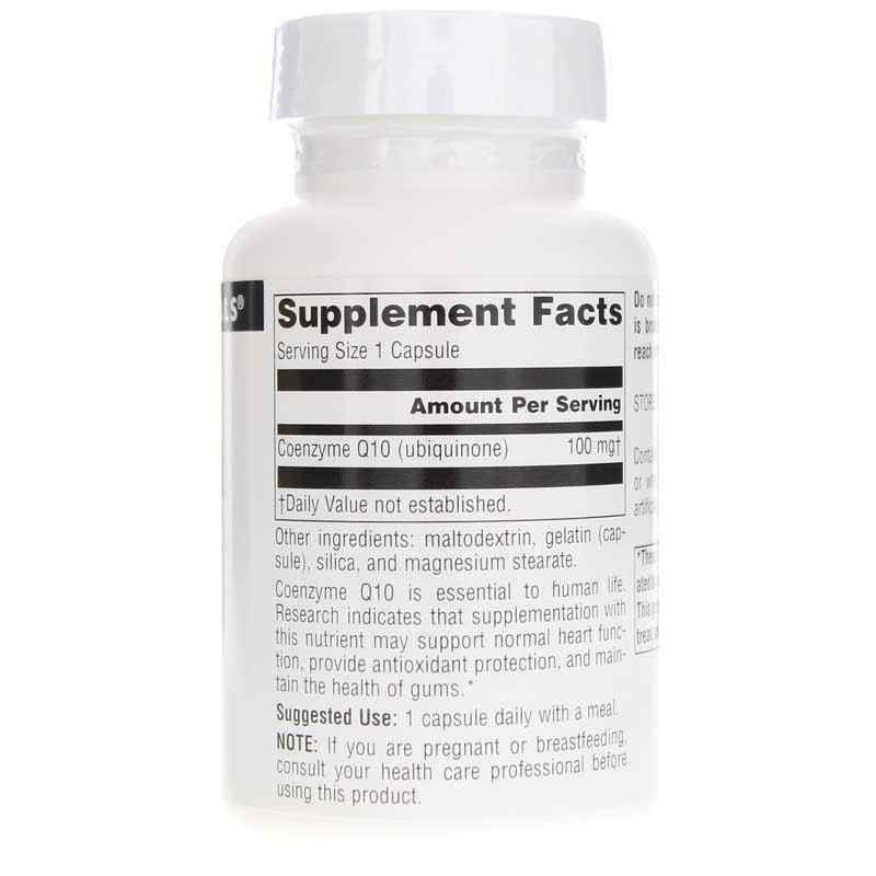 Coenzyme Q10 100 Mg Capsules, 90 Capsules, by Source Naturals, image #2