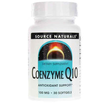 Coenzyme Q10 100 Mg Softgels, 30 Softgels, by Source Naturals
