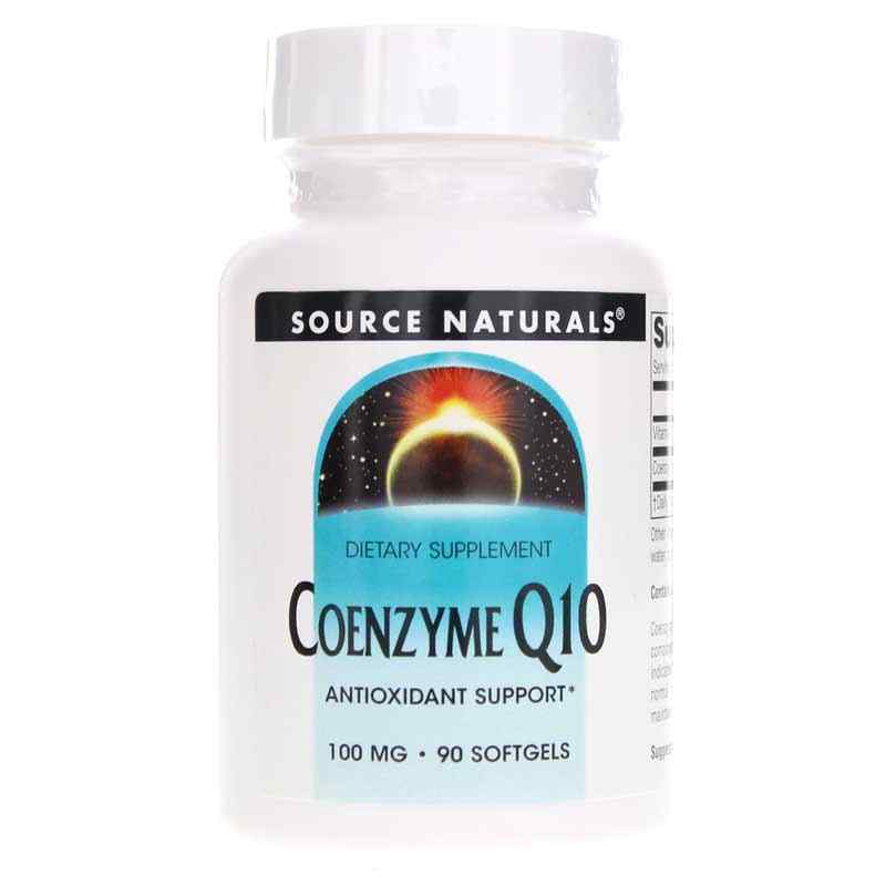 Coenzyme Q10 100 Mg Softgels, 90 Softgels, by Source Naturals