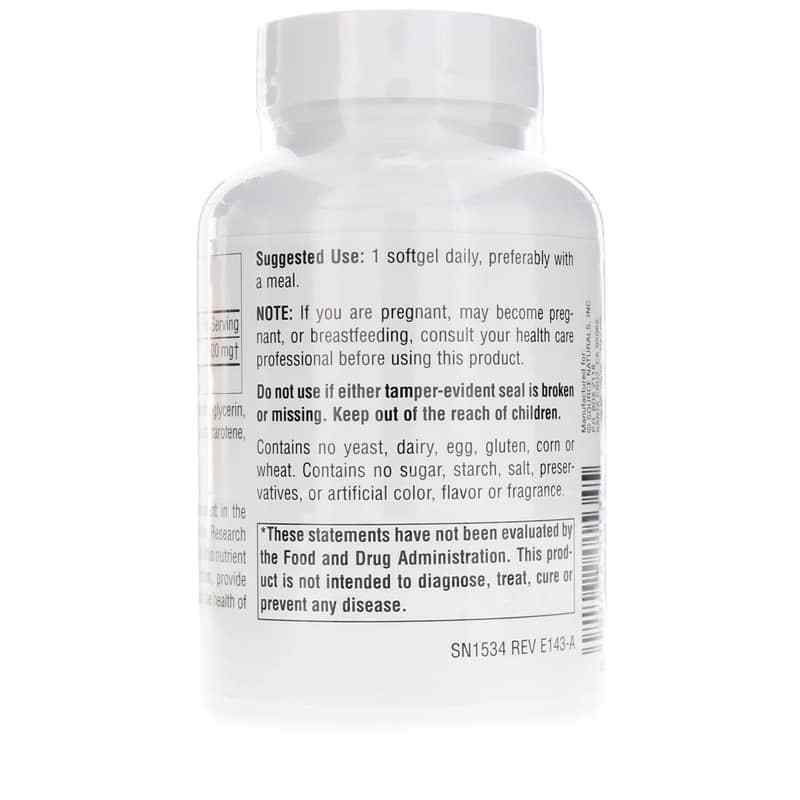 Coenzyme Q10 200 Mg Softgels, 60 Softgels, by Source Naturals, image #3