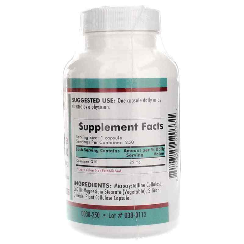 Coenzyme Q10 25 Mg, 250 Capsules, by Kirkman, image #2