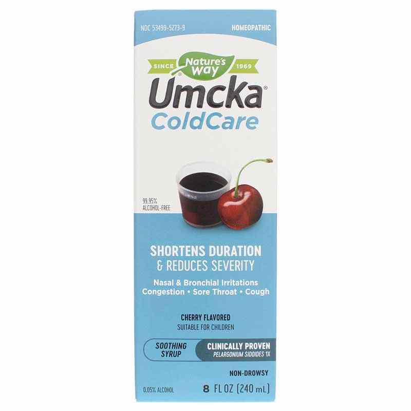 Cold Syrup Relief with Umcka, Cherry Flavored, by Natures Way