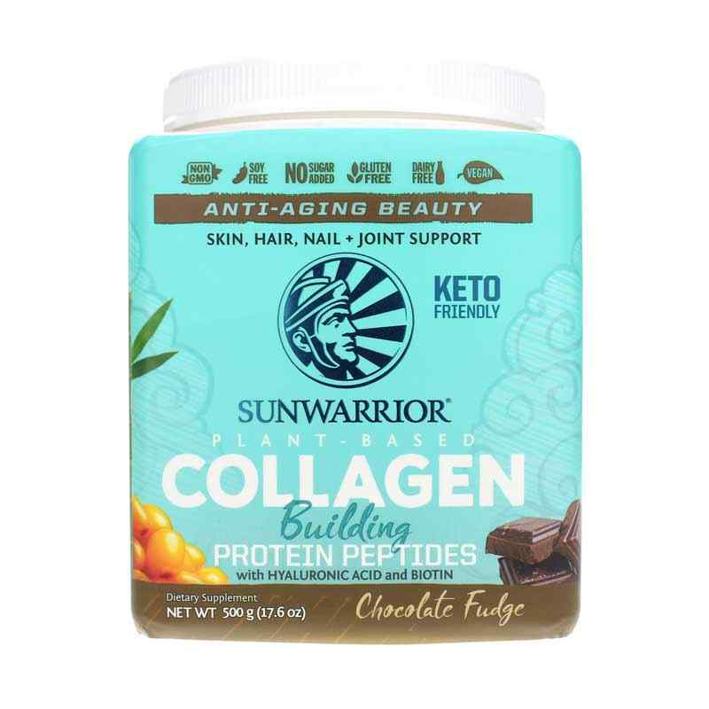 Collagen Building Protein Peptides, Chocolate Fudge, by Sunwarrior