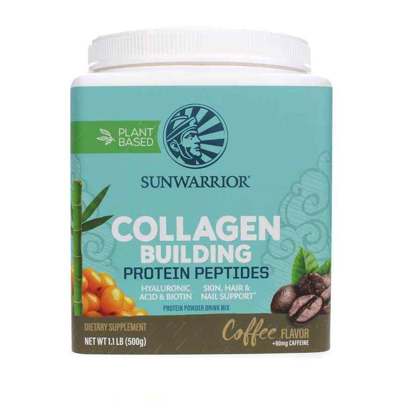 Collagen Building Protein Peptides, Coffee, by Sunwarrior