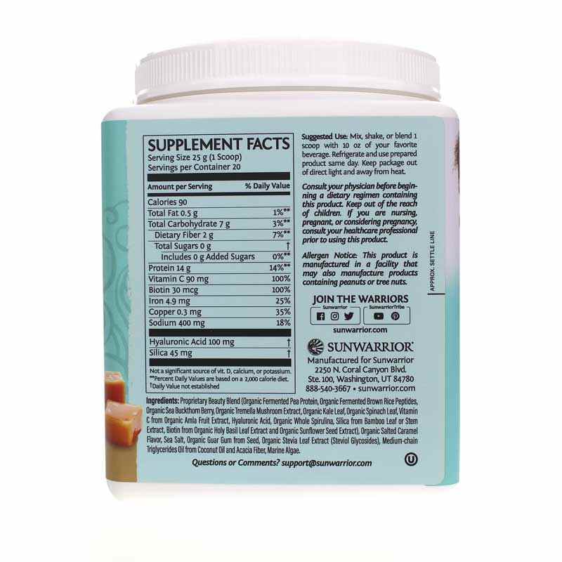 Collagen Building Protein Peptides, Salted Caramel, by Sunwarrior, image #2