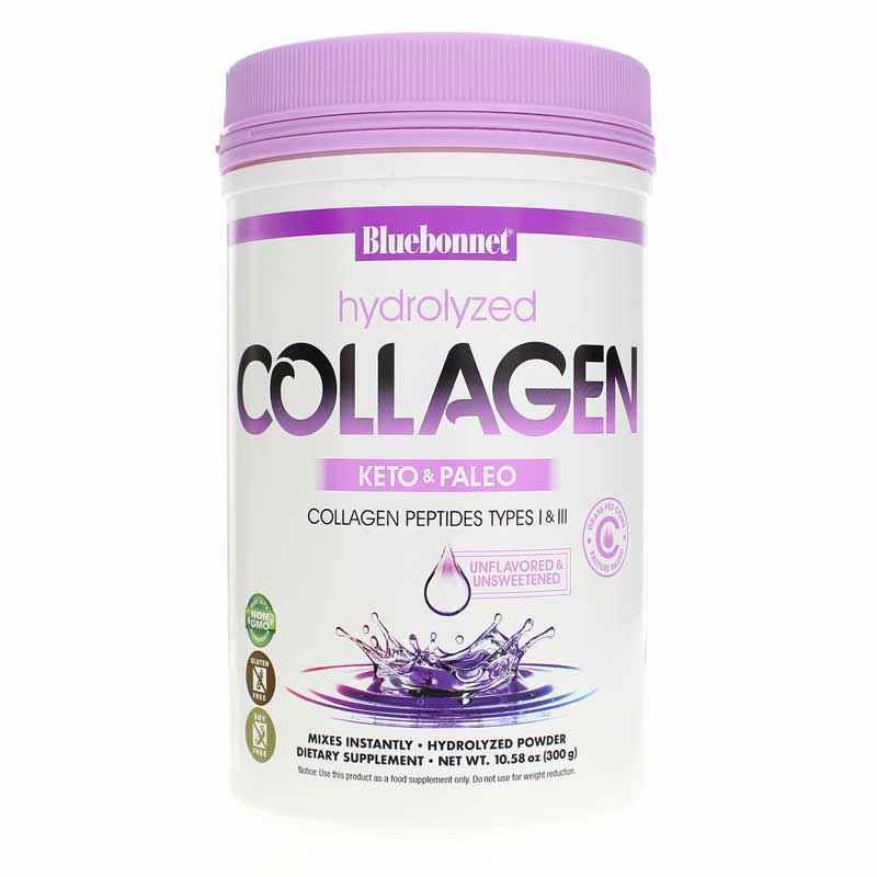 Collagen Hydrolyzed Powder, by Bluebonnet