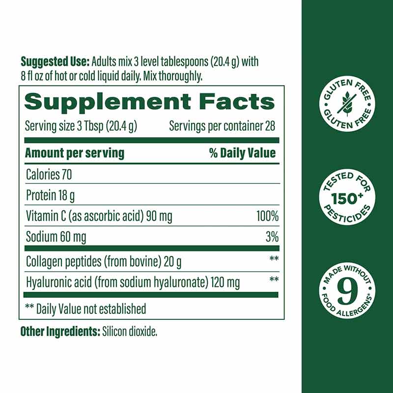 Collagen Peptides, Unflavored, 20 Oz, by Megafood, image #2