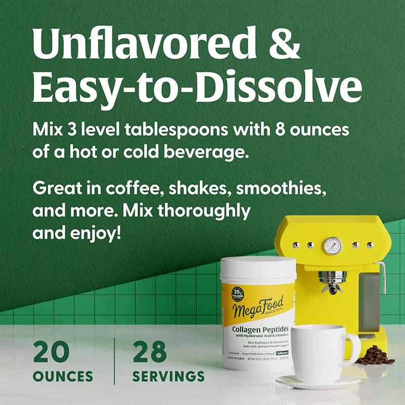 Collagen Peptides, Unflavored, 20 Oz, by Megafood, image #5