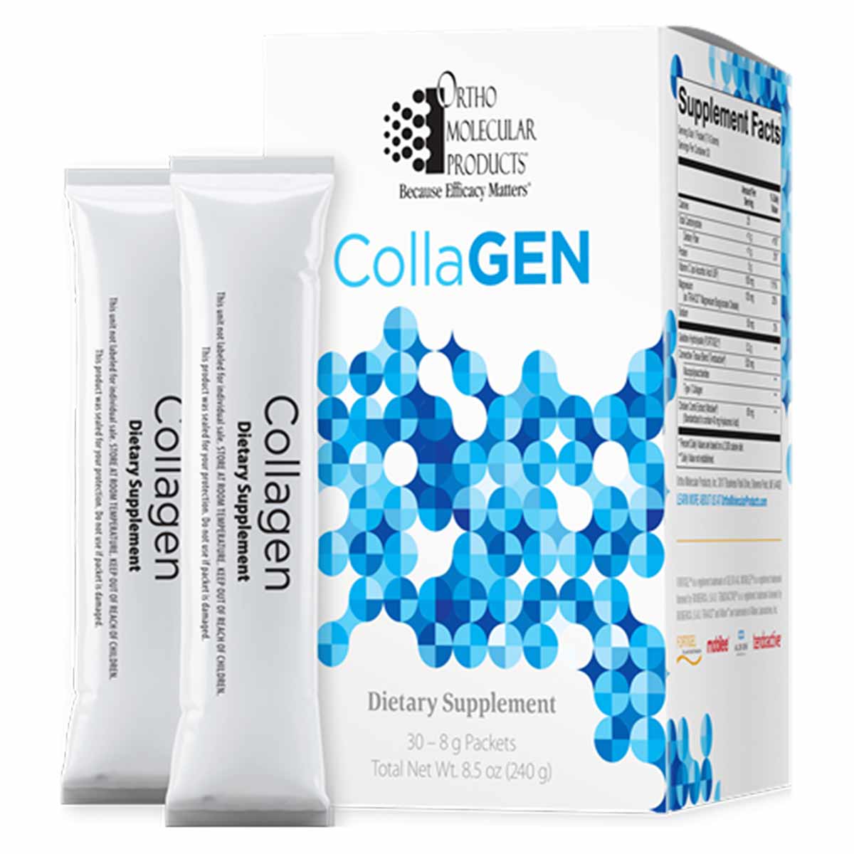 Collagen Powder Stick Packs, by Ortho Molecular